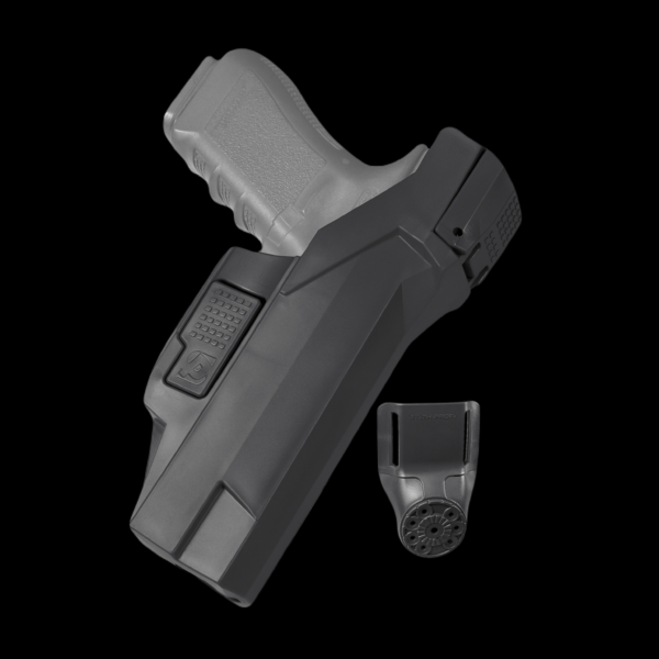 Stich Profi Alpha-2 holster for Glock 17 (Police mount)